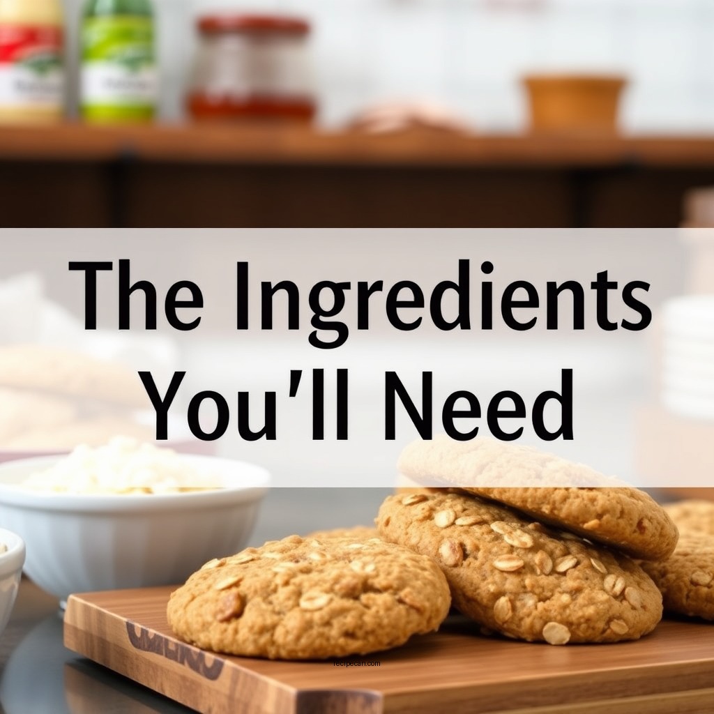 The Ingredients You'll Need - 1960 quaker oats oatmeal cookie recipe