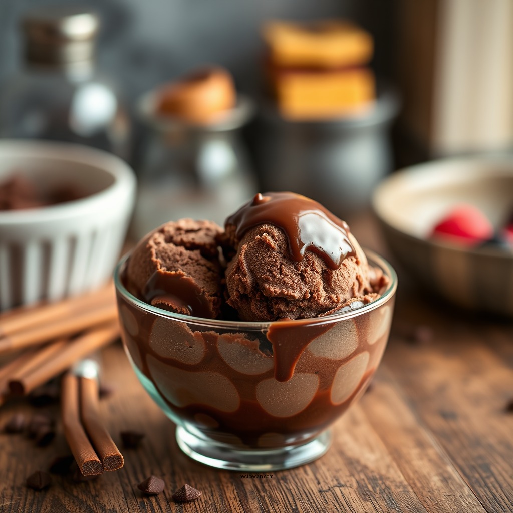 Rich Chocolate Ice Cream - 2 qt cuisinart ice cream maker recipes