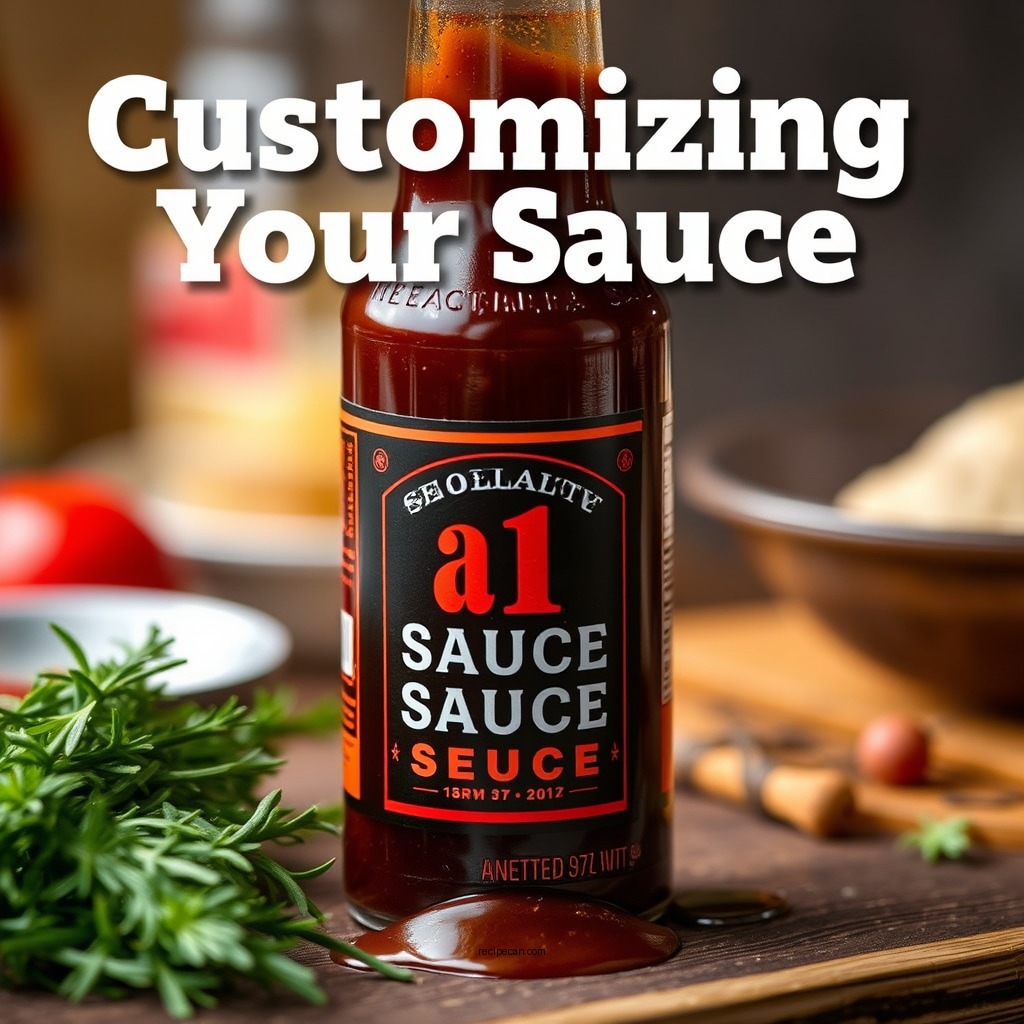 Customizing Your Sauce - a1 steak sauce recipe