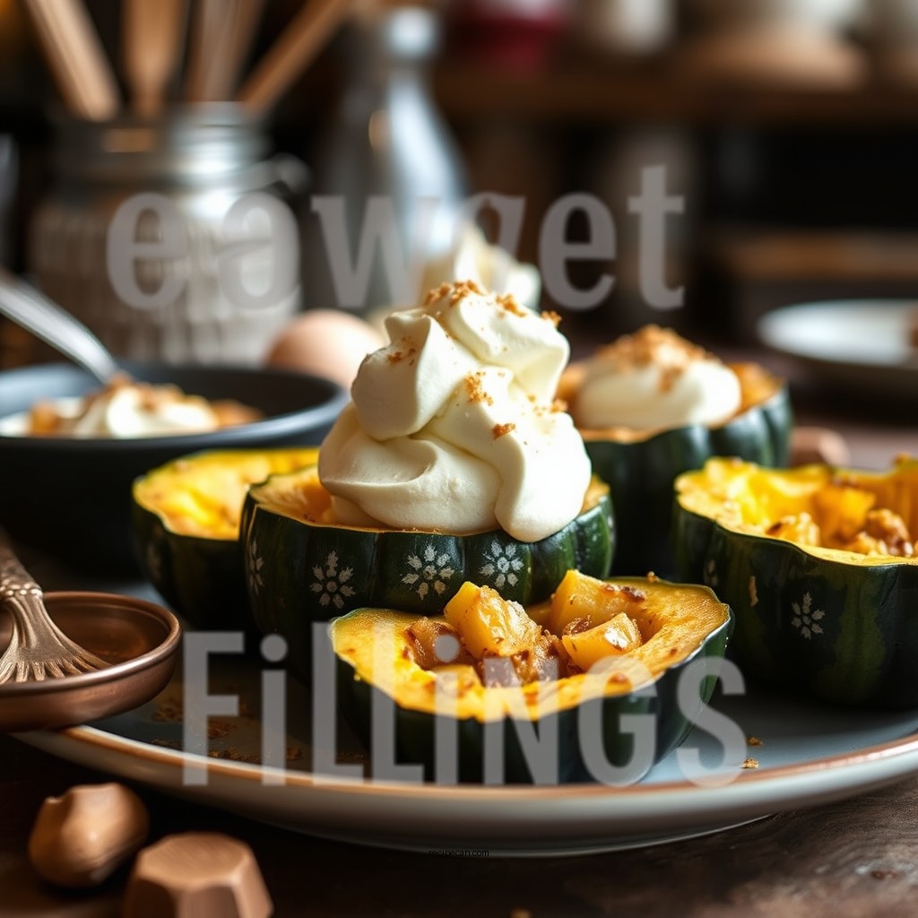 Sweet Dessert Fillings - acorn squash filling recipes