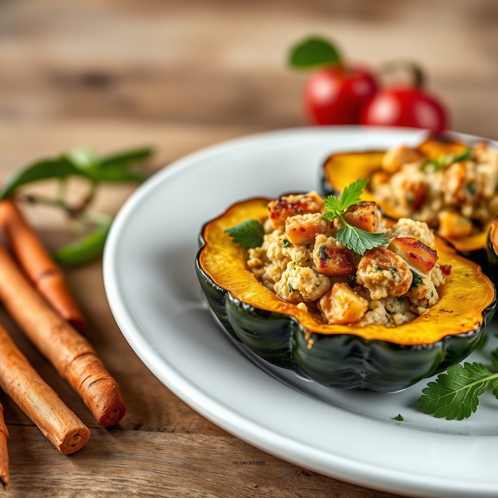 Savory Stuffed Acorn Squash - acorn squash recipes