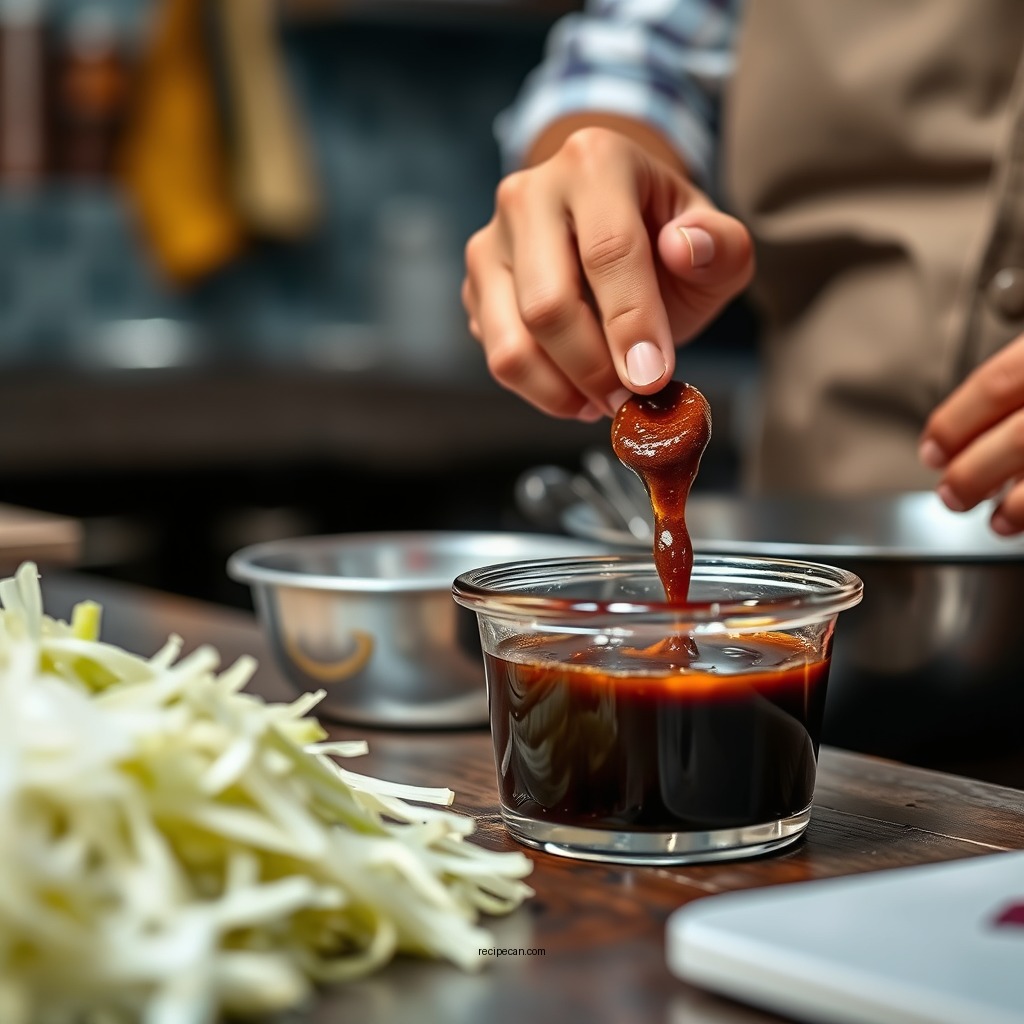 Preparing the Base - adobo sauce recipe