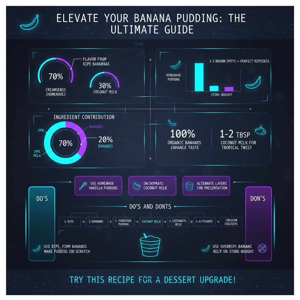 ain't yo mama's banana pudding recipe - Data Infographic and Statistics