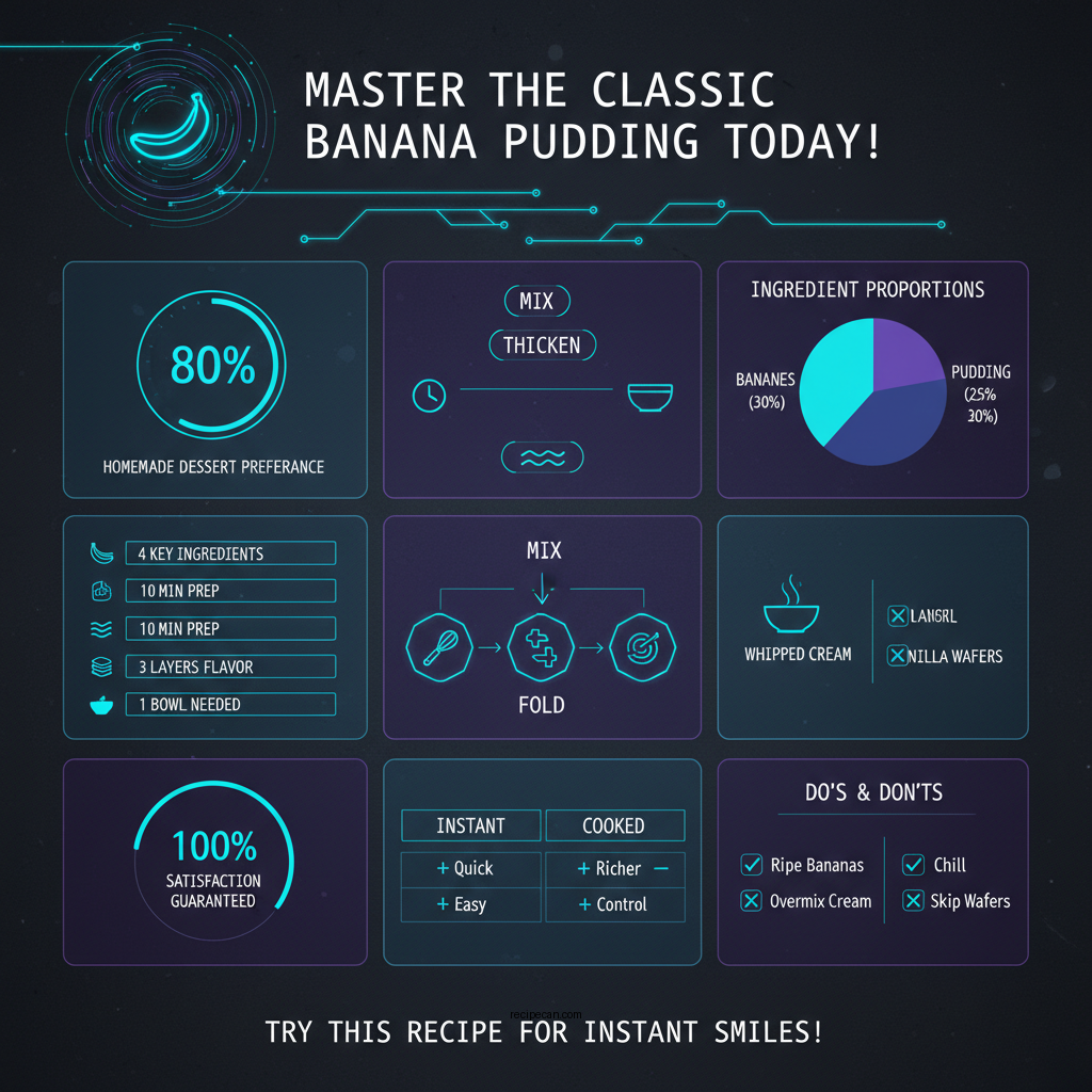 aint yo mamas banana pudding recipe - Data Infographic and Statistics