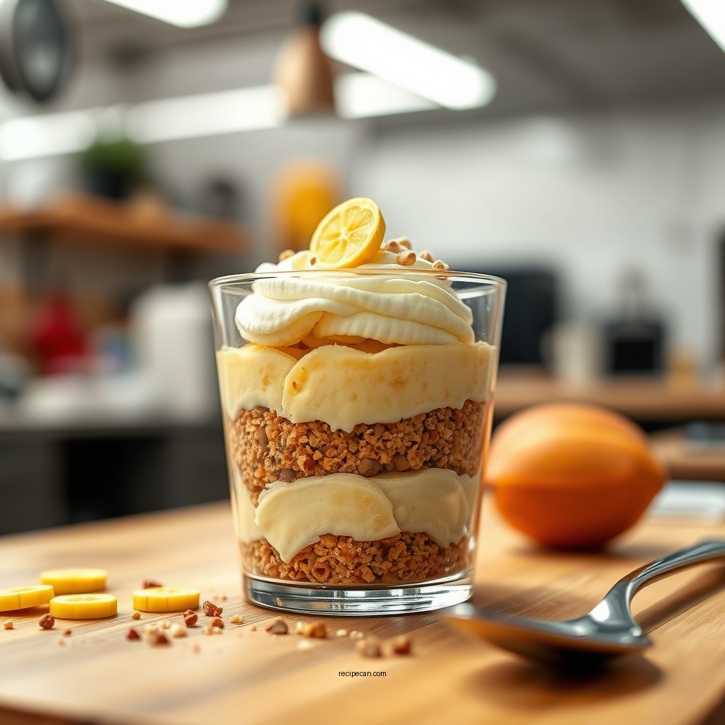 Layering the Dessert - aint yo mamas banana pudding recipe