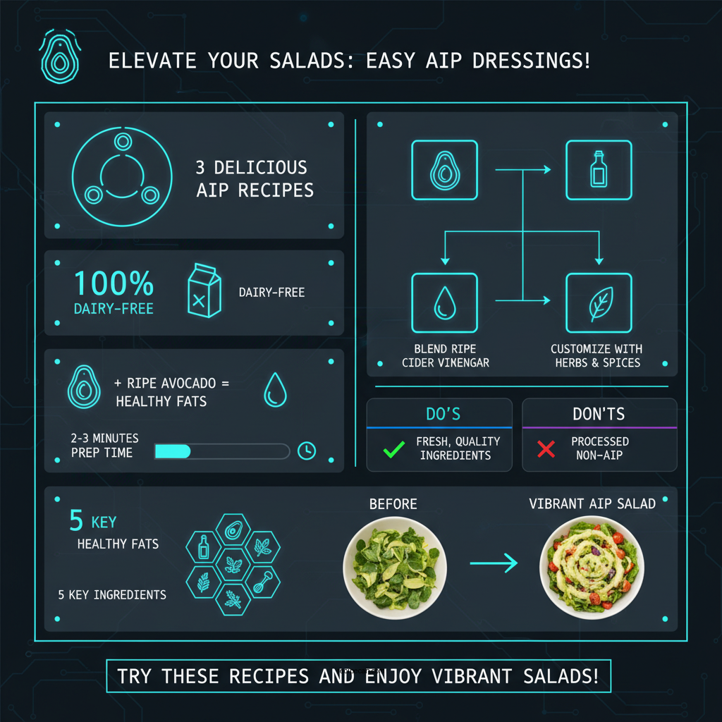 aip salad dressing recipes - Data Infographic and Statistics