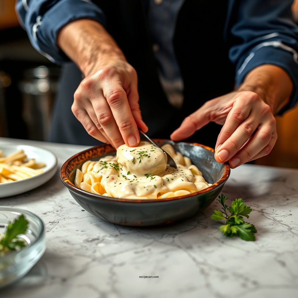 Step-by-Step Instructions - alfredo sauce recipe