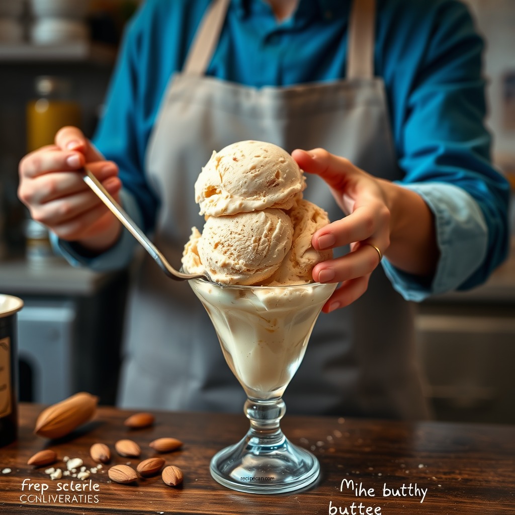 Step-by-Step Instructions - almond butter ice cream recipe