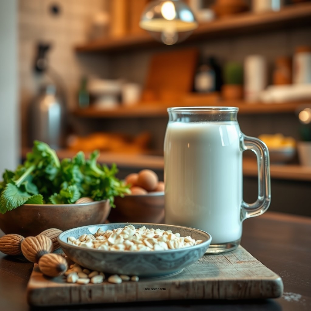 Ingredients Needed - almond cow oat milk recipe