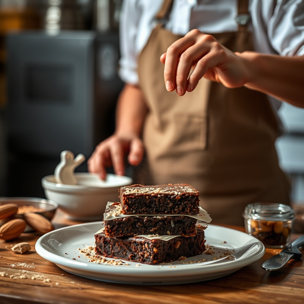 Step-by-Step Preparation - almond flour brownie recipe