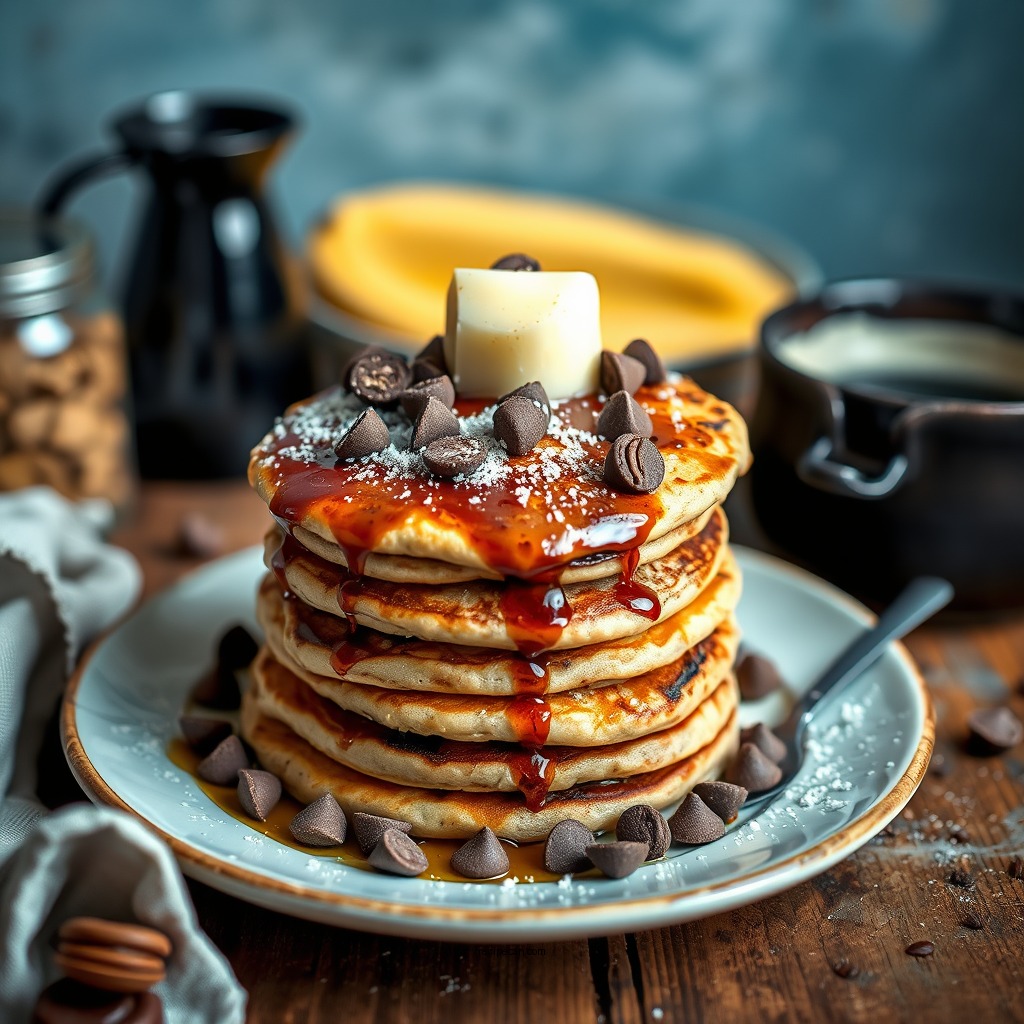 Chocolate Chip Almond Flour Pancakes - almond flour pancakes recipes