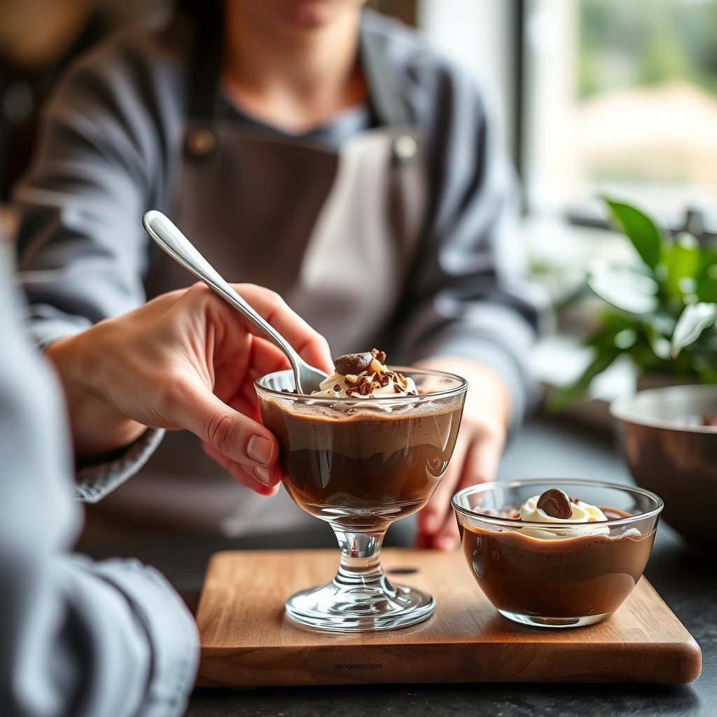 Step-by-Step Instructions - almond milk chocolate pudding recipe