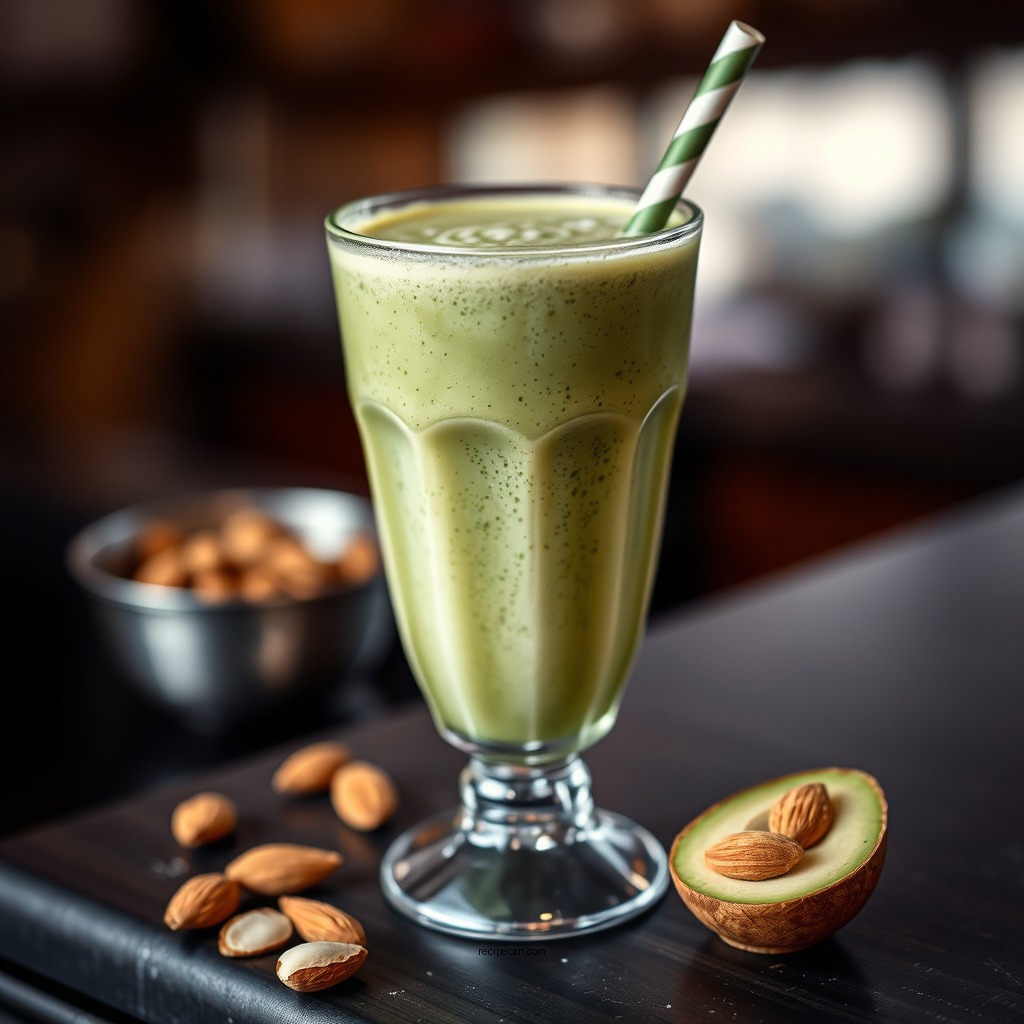 Green Almond Smoothie - almond milk smoothie recipes