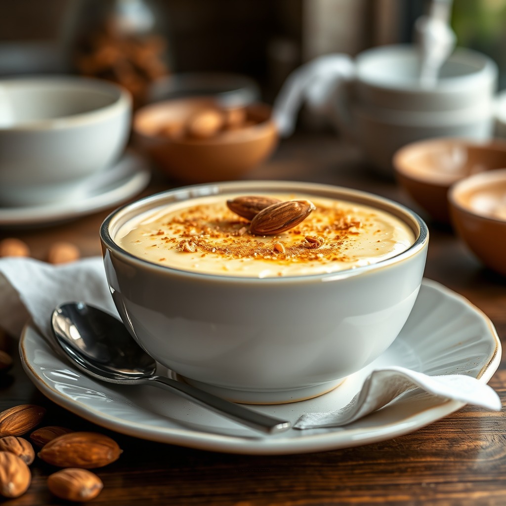 Ingredients Needed for Almond Pudding - almond pudding recipe