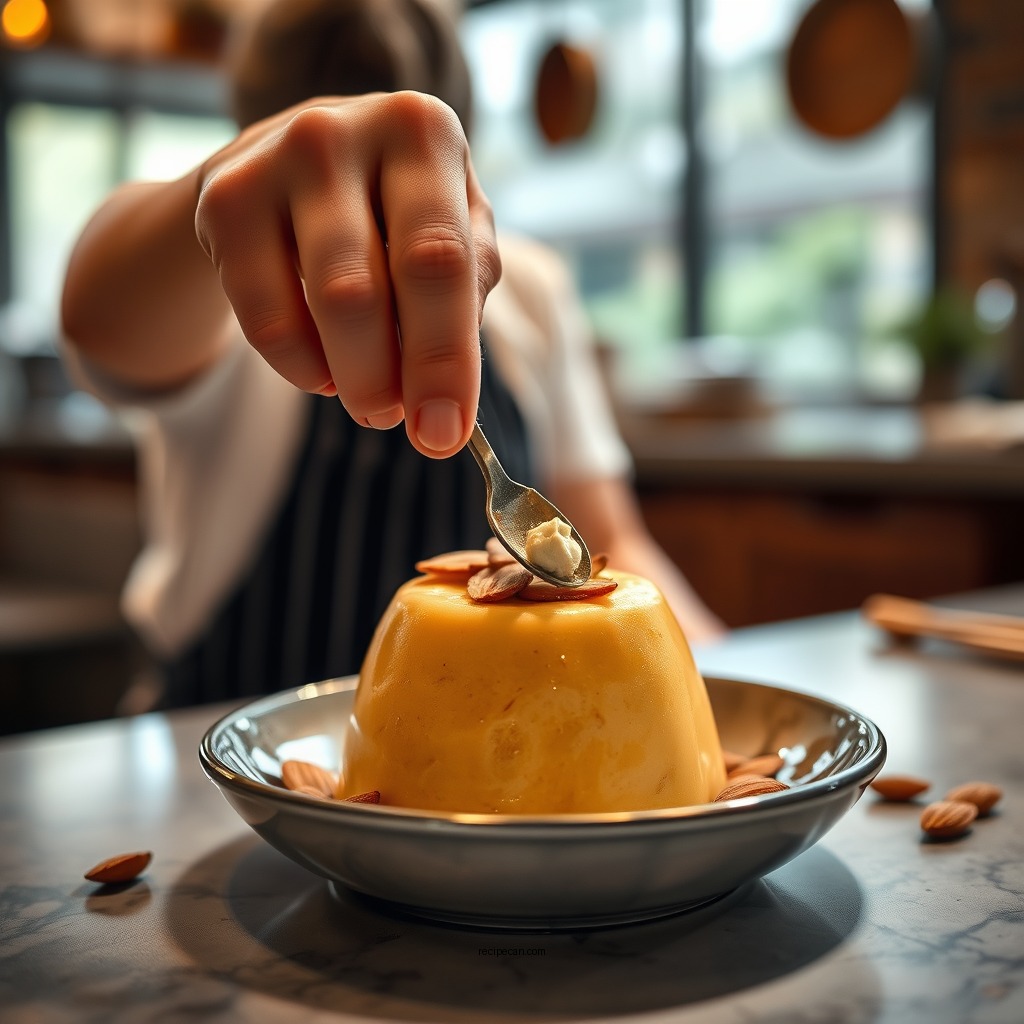 Step-by-Step Instructions - almond pudding recipe