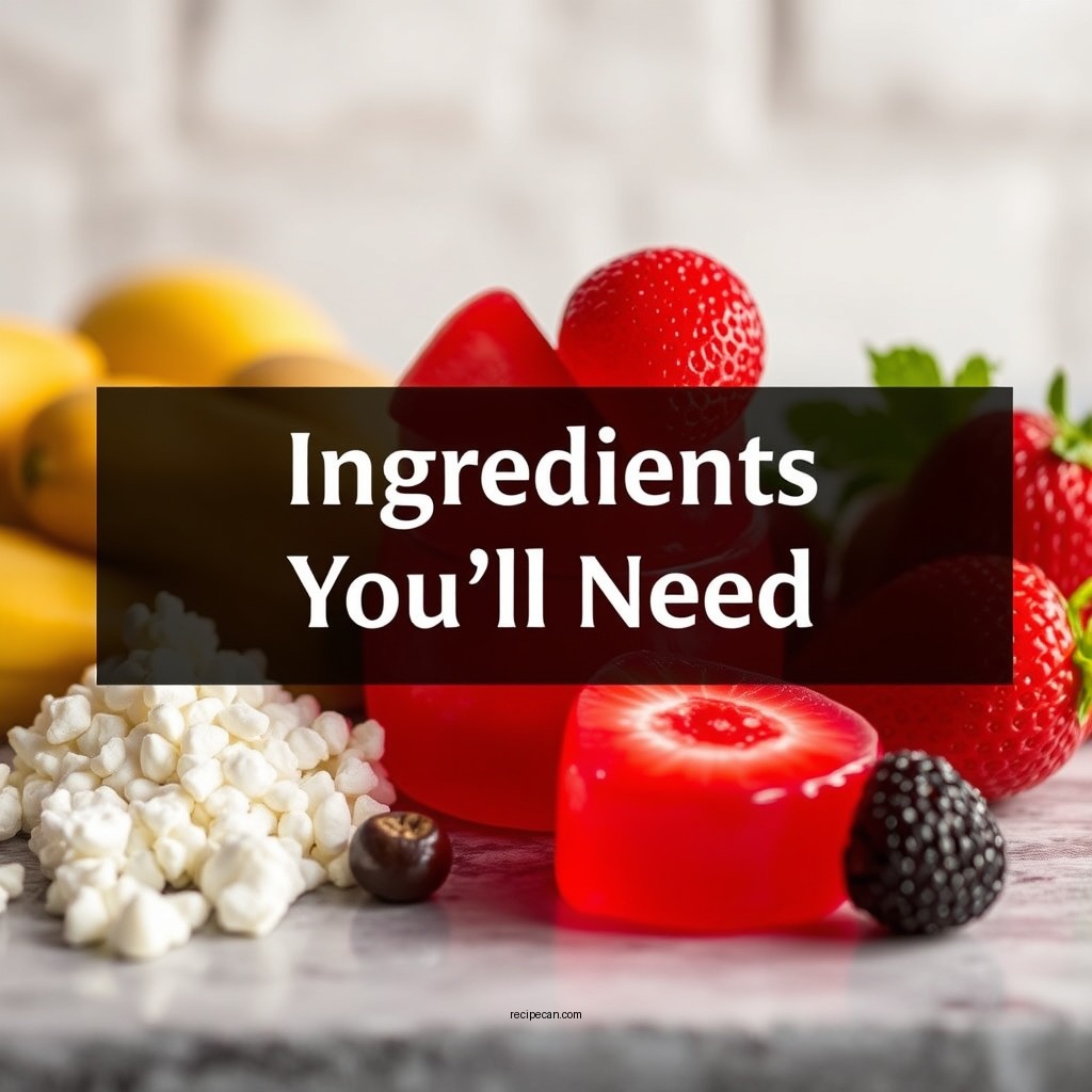 Ingredients You'll Need - ambrosia salad recipe with jello