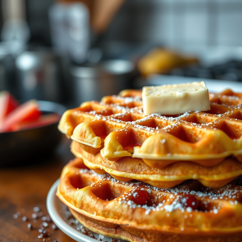 Cooking Your Waffles - american waffle recipe