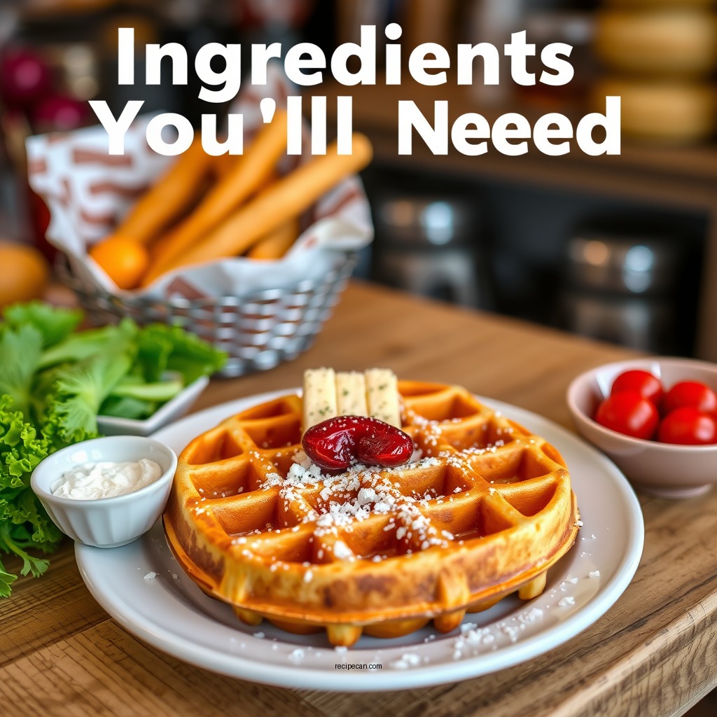 Ingredients You'll Need - american waffle recipe