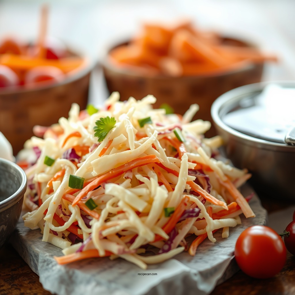 Ingredients for Amish Coleslaw - amish coleslaw recipe