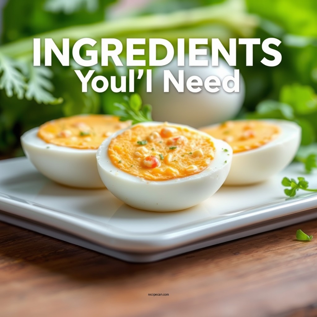 Ingredients You'll Need - amish egg salad recipe