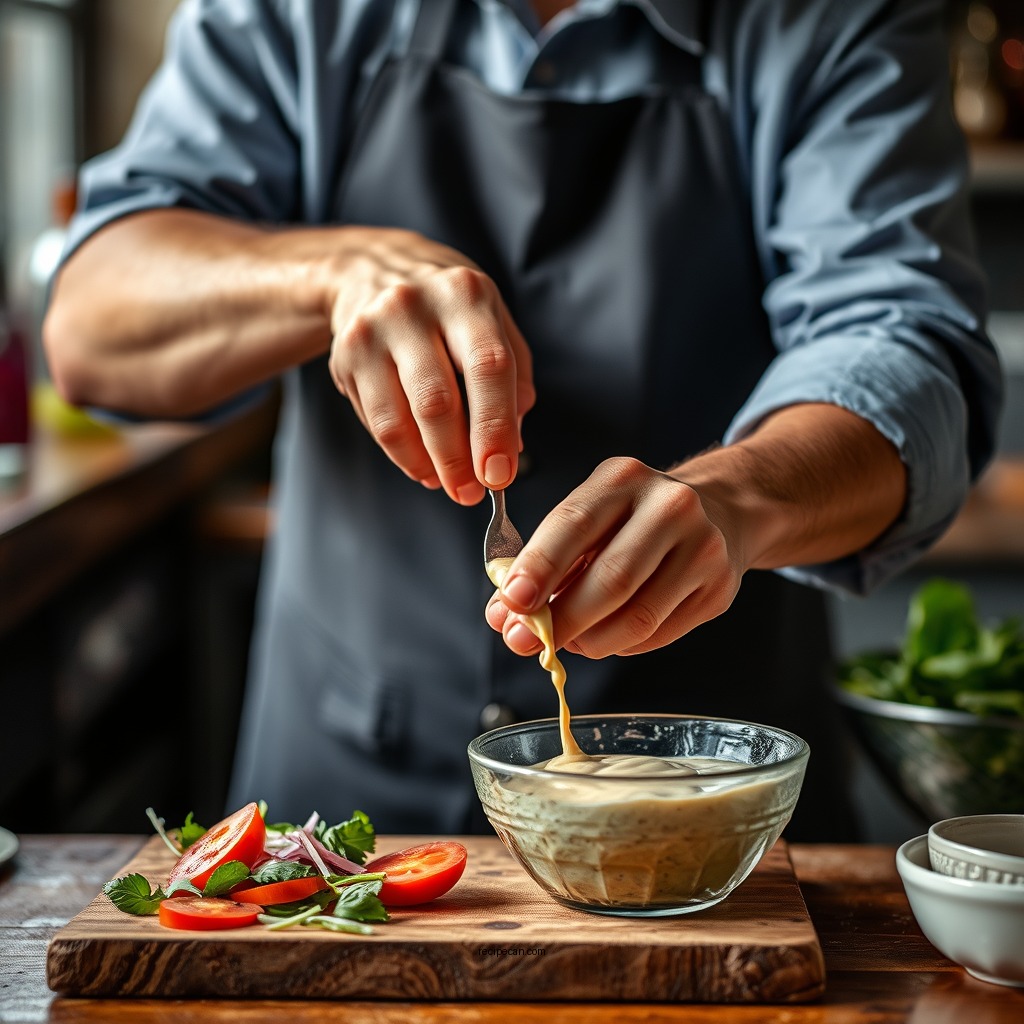 Step-by-Step Preparation - amish salad dressing recipe