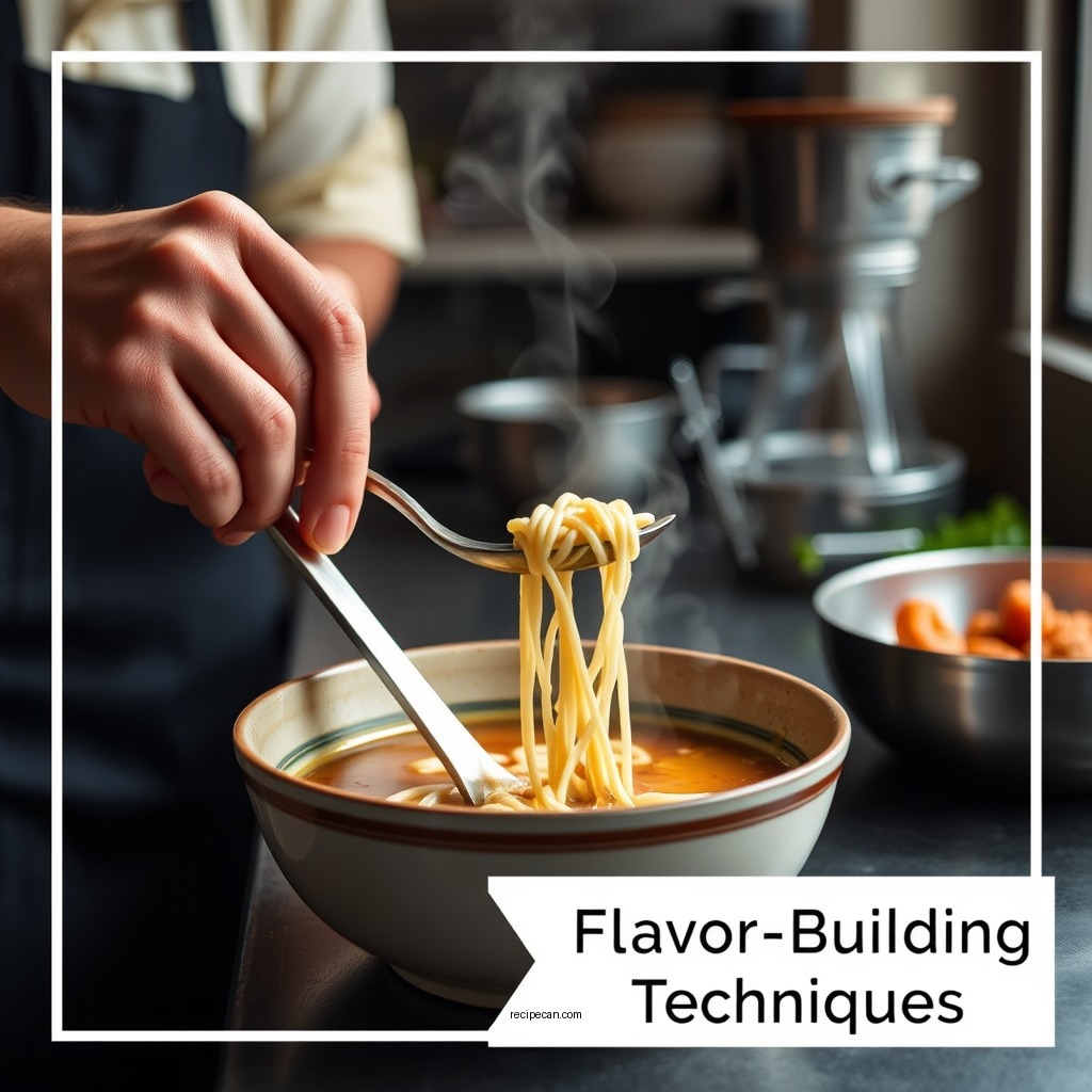 Flavor-Building Techniques - amy's no chicken noodle soup recipe