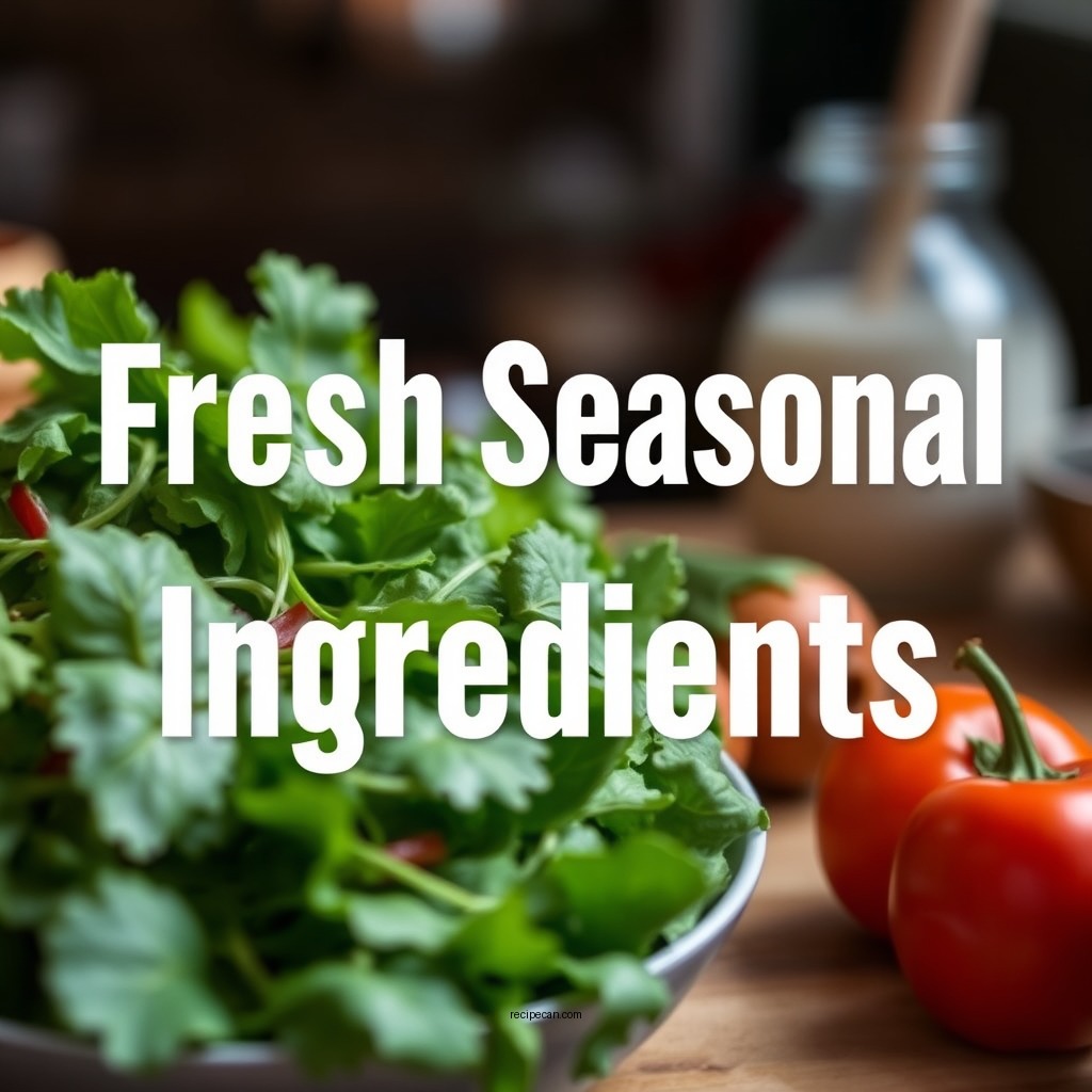 Fresh Seasonal Ingredients - andrew mcconnell salad recipes