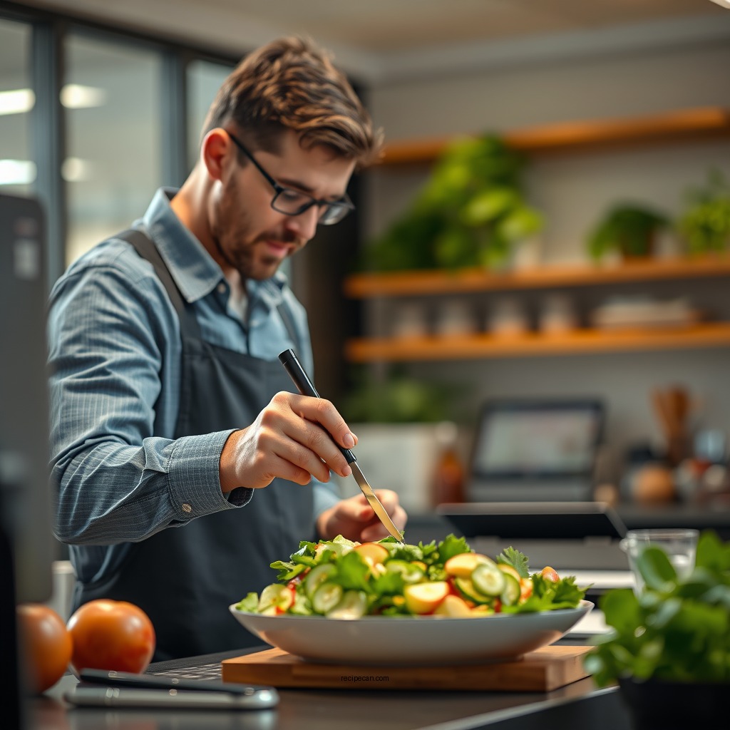 Preparation Steps - apple and cucumber salad recipe