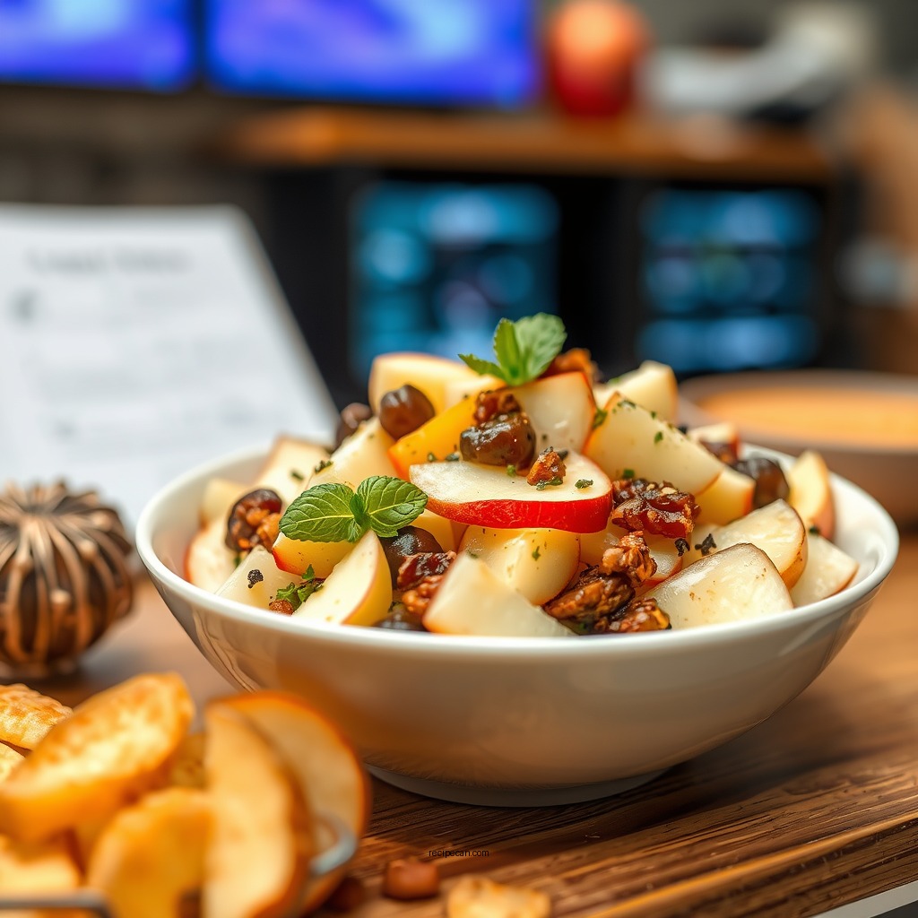 Ingredients for Apple and Raisin Salad - apple and raisin salad recipe