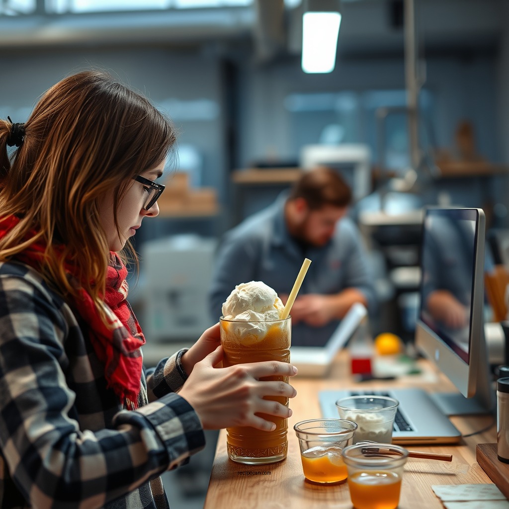 Preparing the Apple Cider - apple cider ice cream recipe