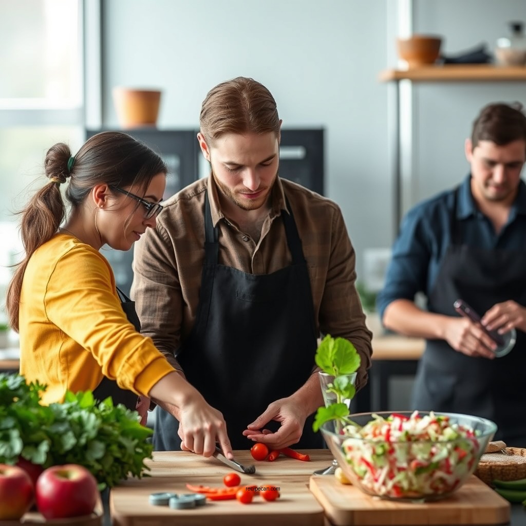 Preparing the Vegetables - apple coleslaw recipe