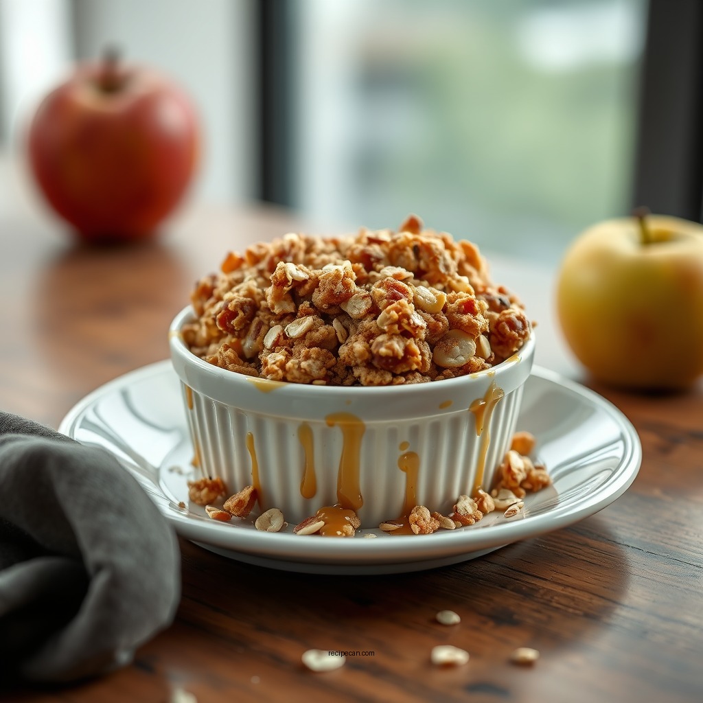 Classic Apple Crisp with Oats - apple crisp recipes with oats