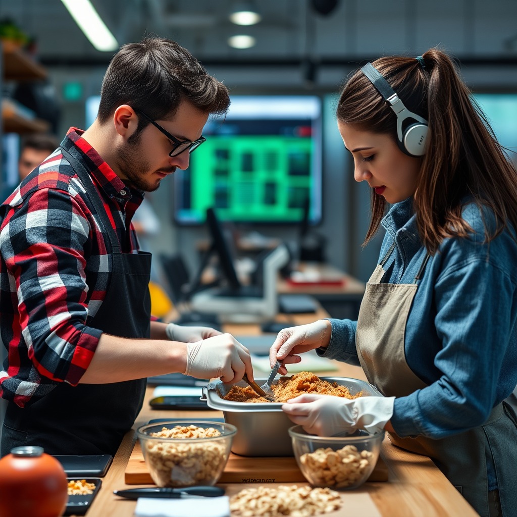 Preparing the Apple Filling - apple crisp with oats recipe