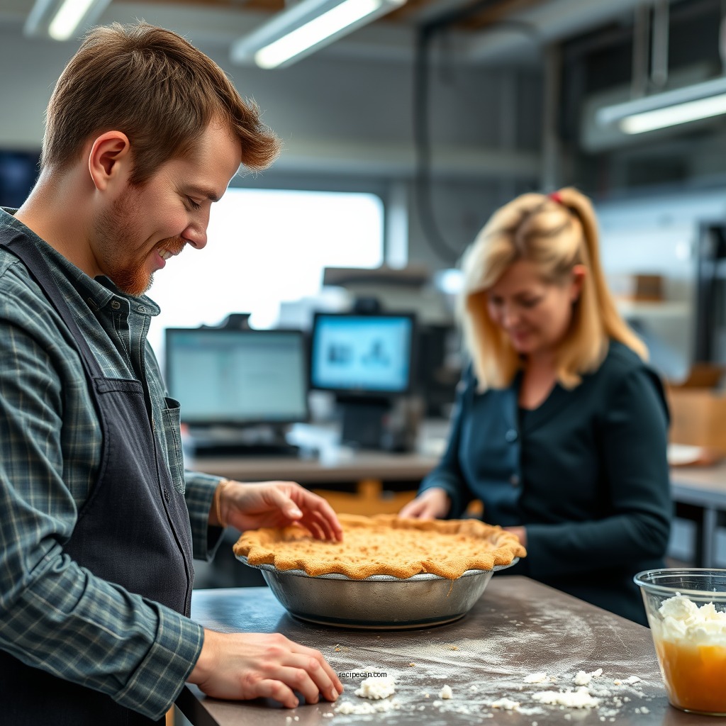 Preparing the Crust - apple crumb pie recipe