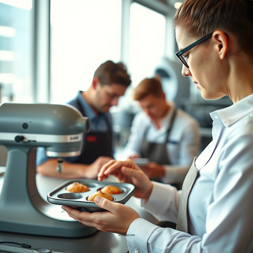 Preparing the Muffin Batter - apple muffin recipe