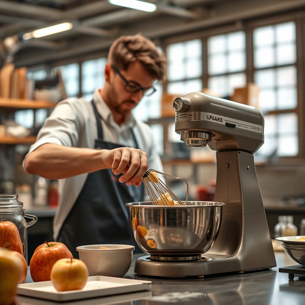 Preparing the Apple Mixture - apple pancakes recipe