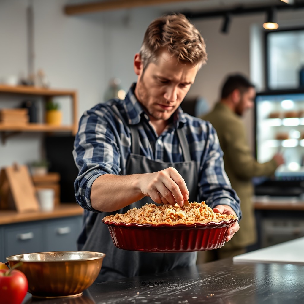 Preparation Steps - apple pie crumble topping recipe
