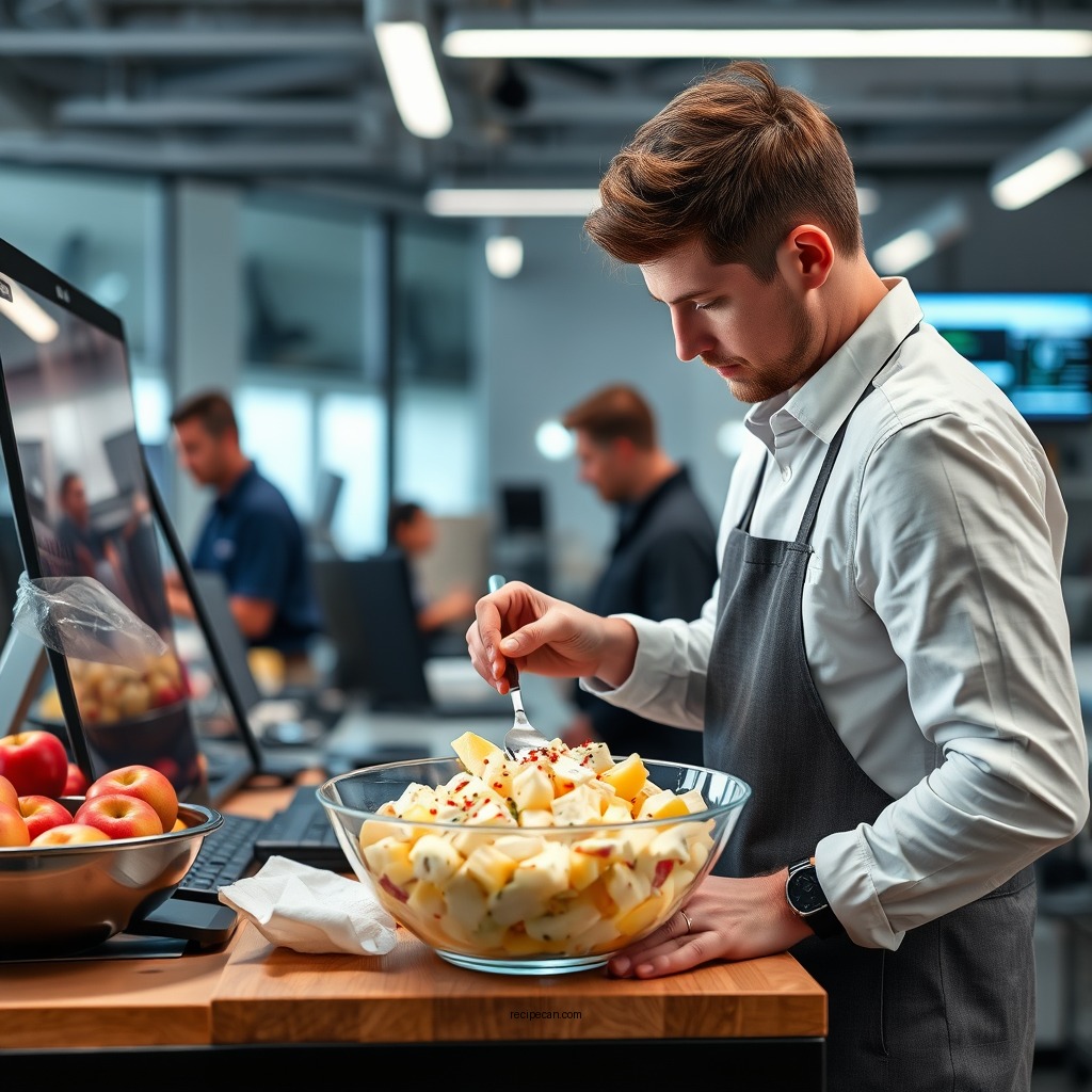 Preparation Steps - apple salad with cool whip recipe