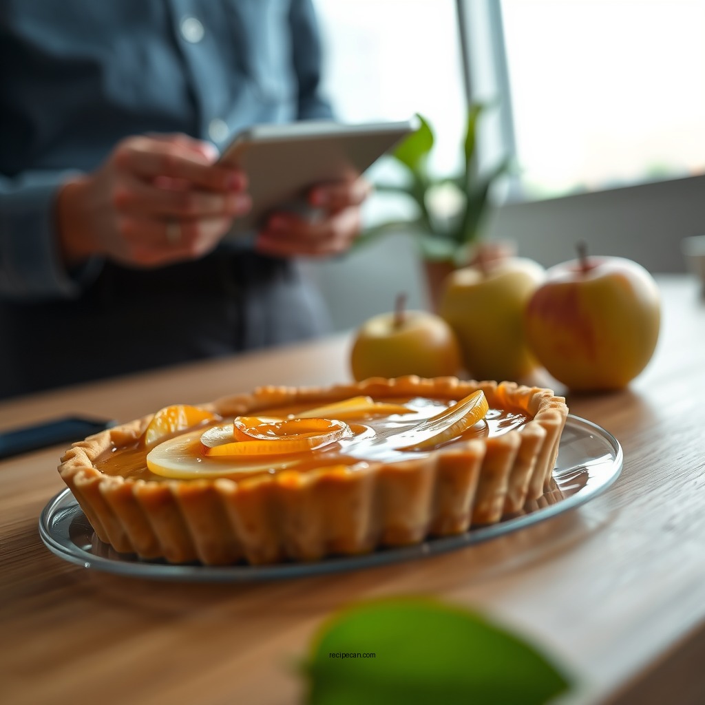 Caramel Apple Tart - apple tart recipes easy