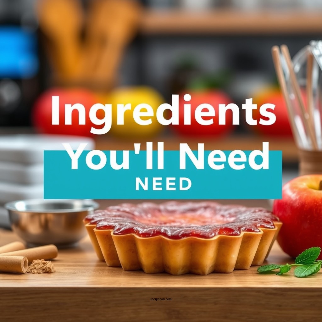 Ingredients You’ll Need - apple tart ta tan recipe
