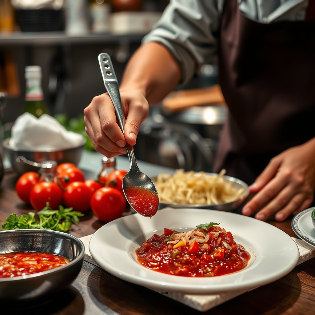 Step-by-Step Preparation - arrabbiata sauce recipe