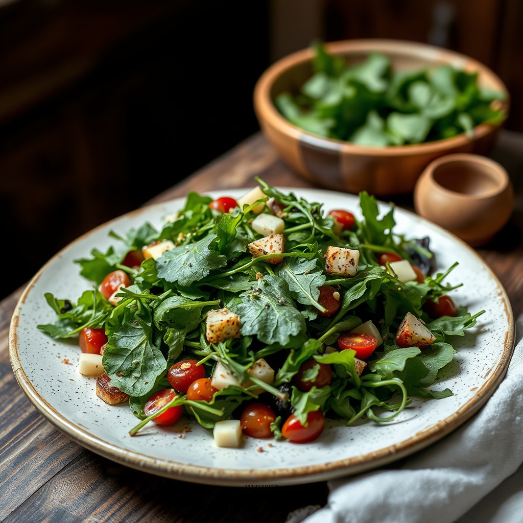 Classic Arugula and Spinach Salad - arugula spinach salad recipes