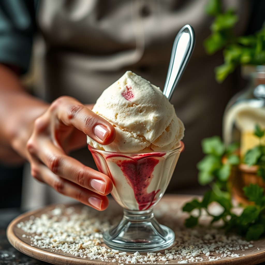 Step-by-Step Preparation Process - ashta ice cream recipe