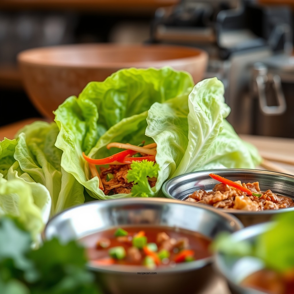 Ingredients for Asian Lettuce Wraps - asian lettuce wraps recipe