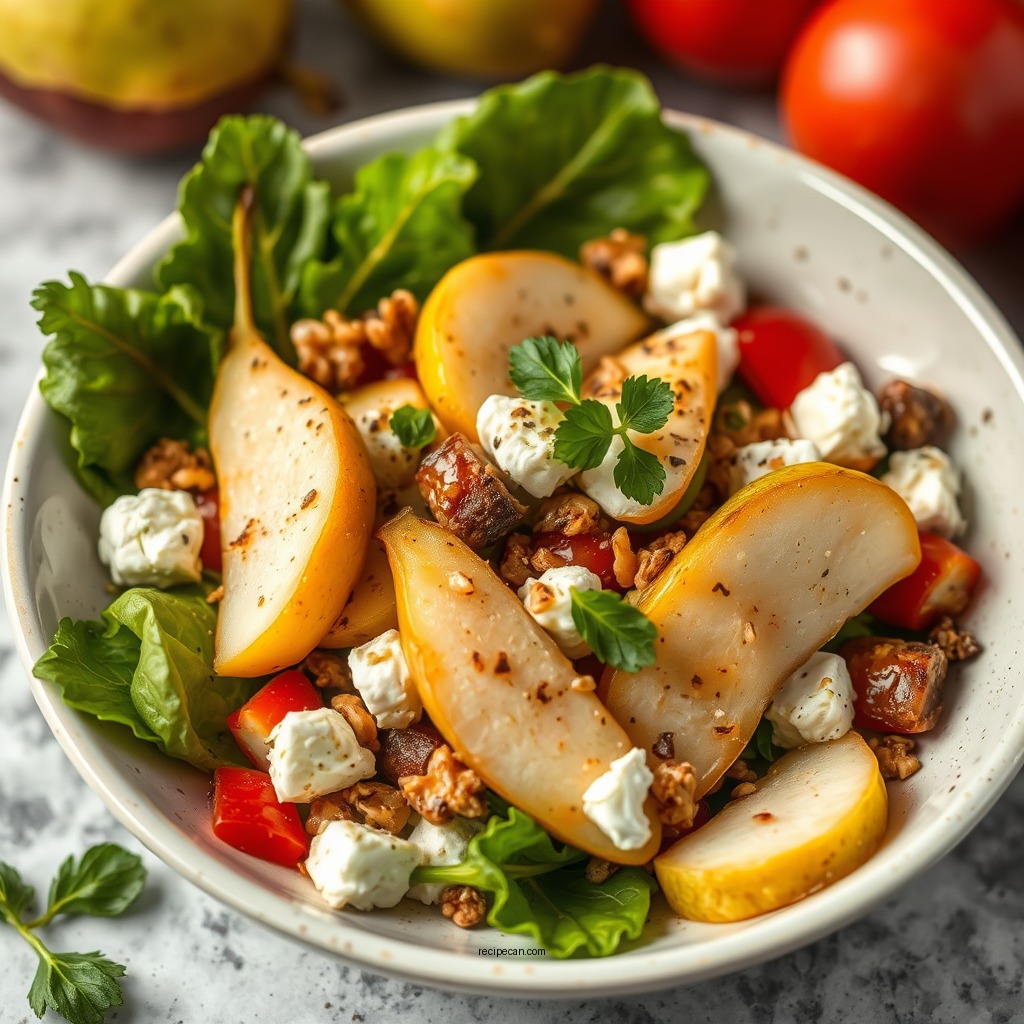 Asian Pear and Feta Salad - asian pear salad recipes