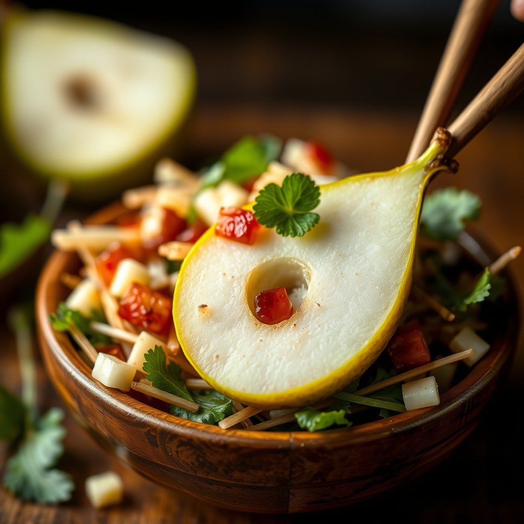 Spicy Asian Pear Salad - asian pear salad recipes