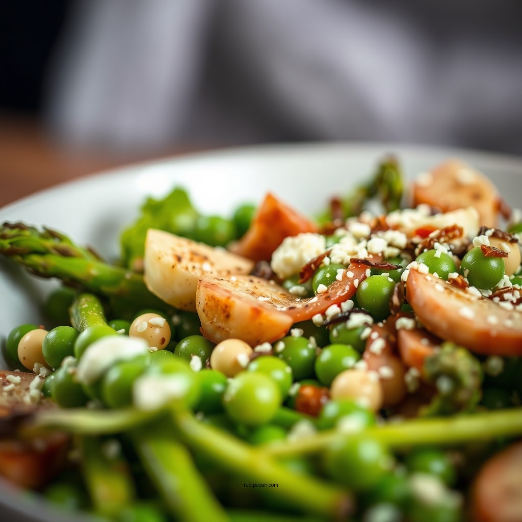 Dressing Options - asparagus and pea salad recipe