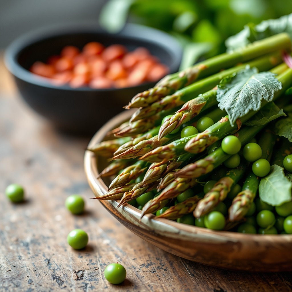 Ingredients You'll Need - asparagus pea salad recipe