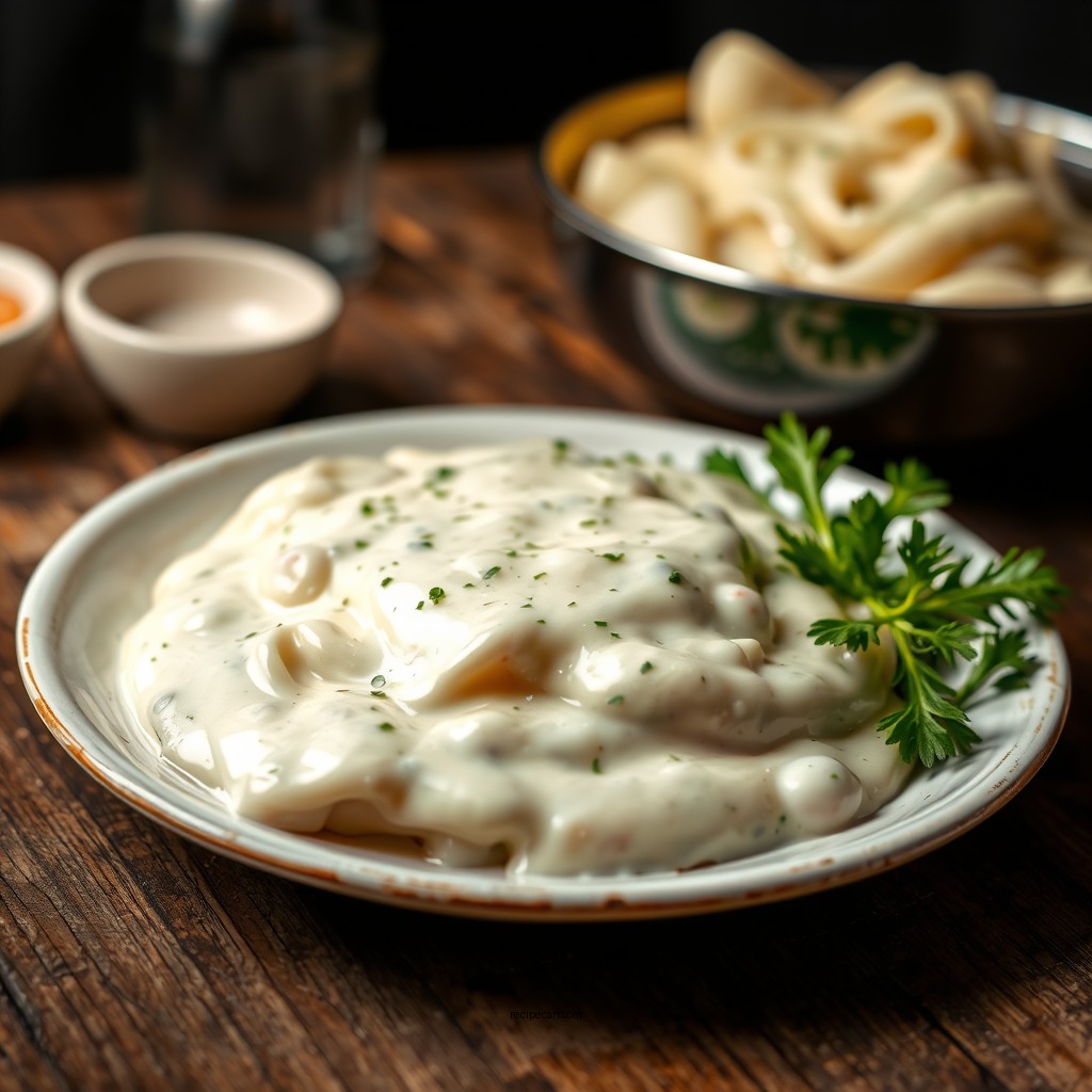 Ingredients for Authentic Alfredo Sauce - authentic alfredo sauce recipe