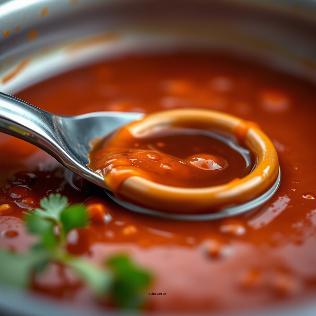 Blending the Sauce - authentic enchilada sauce recipe